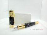 Mont Blanc E-1 Elizabeth Limited Edition Fountain Pen / Black and Gold Writing Pens